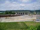 Bikeway construction work.